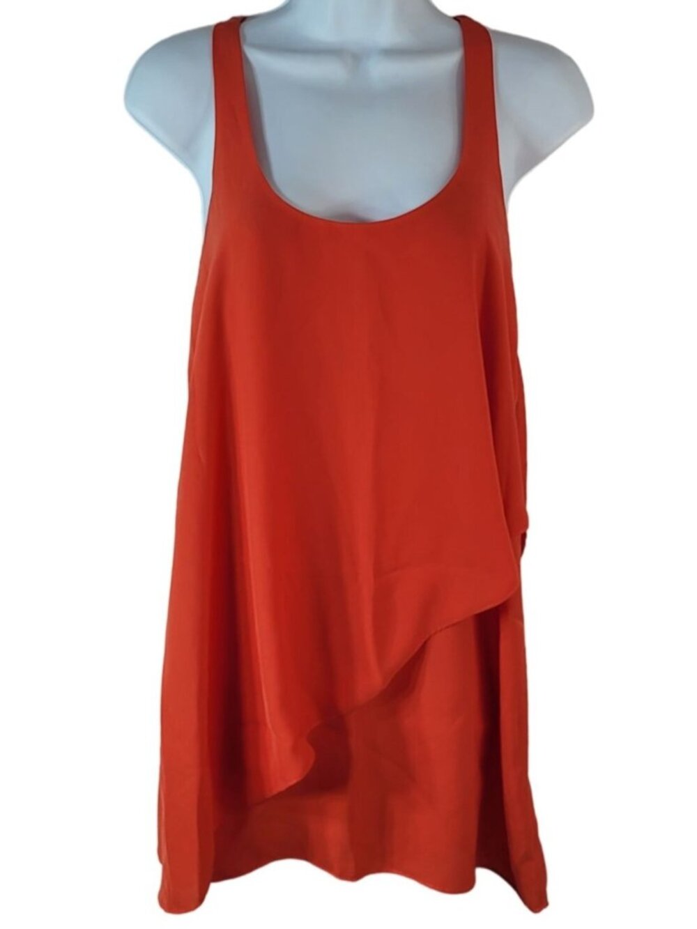 Urban Outfitters Silence & Noise Tank Dress Orange XS Racerback Lined Sleeveless